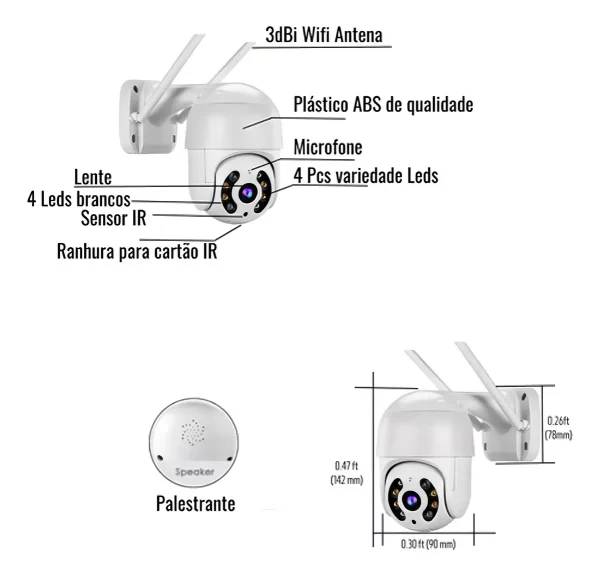 Câmera Externa WIFI - Image 3